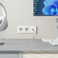 Розетка Ethernet RJ-45 cat. 6A экранированная (белый матовый) / Werkel W5120001