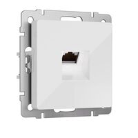 Розетка Ethernet RJ-45 cat. 6A экранированная (белый) / Werkel W5120101