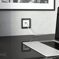 Розетка Ethernet RJ-45 cat. 6A экранированная (белый) / Werkel W5120101