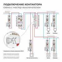 Контактор модульный 16 A 2NO (1 мод.) / Werkel W941M16O