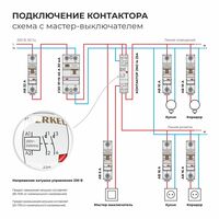 Контактор модульный 25 A 2NO (1 мод.) / Werkel W941M25O