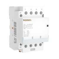Контактор модульный 40 A 4NO (3 мод.) / Werkel W943M40O