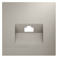 Накладка для розетки компьютерной RJ45 кат.6 S70 (кашемир) / Voltum VLS001303