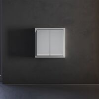 Клавиши для выключателя/переключателя двухклавишного с подсветкой S70 (серый) / Voltum VLS000416