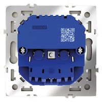 Розетка с заземлением и защитными шторками с USB A+С S70 (сталь) / Voltum VLS040505