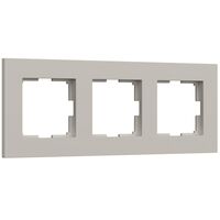 Рамка на 3 поста (дымчатый, Slab) / W0032917
