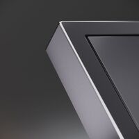 Клавиша для выключателя/переключателя одноклавишного S70 Metal (антрацит) / Voltum VLSM000112