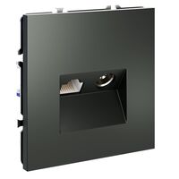 Розетка телевизионная TV+RJ45 кат. 6 S70 (титан) / Voltum VLS060706