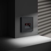 Розетка акустическая 4-местная S70 (графит) / Voltum VLS060307