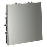 Проходной переключатель одноклавишный S70 (сталь) / Voltum VLS010305