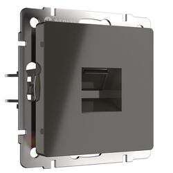 Розетка Ethernet RJ-45 (серо-коричневый) / WL07-RJ-45