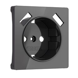 Накладка для розетки USB (графит акрил) / W1179544