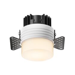 Встраиваемый светильник Nude 3000K 12Вт 180° IP 20 / Maytoni DL065-12W3K-TRS-W