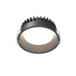 Встраиваемый светильник Okno 3000-4000-6000K 12W 100° IP 44 / Maytoni DL055-12W3-4-6K-B