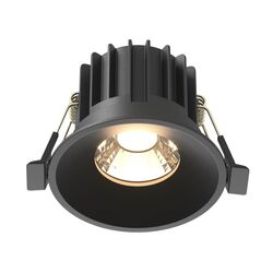 Встраиваемый светильник Round 3000K 12W 50° / Maytoni DL058-12W3K-B