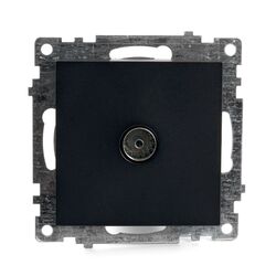 Розетка TV Катрин (черный) / Stekker GLS00-7108-05