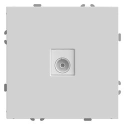 Розетка TV Эмили (белый фарфор) / Stekker RST00-5108-01