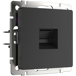 Розетка Ethernet RJ-45 (черный матовый) / W1181008