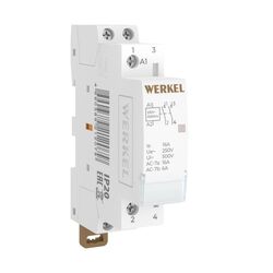 Контактор модульный 16 A 2NO (1 мод.) / Werkel W941M16O