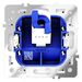 Розетка компьютерная RJ45 кат.6 S70 (белый матовый) / Voltum VLS060102