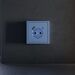 Накладка для розетки с заземлением и защитными шторками, с USB A+C S70 (деним) / Voltum VLS001015