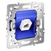 Механизм розетки компьютерной RJ45 кат.6, S70 / Voltum VLS0601M
