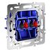 Механизм розетки акустической 4-местной, S70 / Voltum VLS0603M