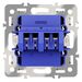 Механизм розетки акустической 4-местной, S70 / Voltum VLS0603M