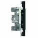 Розетка TV + RJ-45 Эмили (черный уголь) / Stekker RST00-5106-05