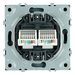 Розетка компьютерная RJ-45 двойная Эмили (черный уголь) / Stekker RST00-5111-05