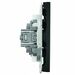 Розетка TV Эмили (черный уголь) / Stekker RST00-5108-05