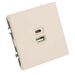 Розетка USB тип A+C Эмили (кашемир) / Stekker RST10-5115-08