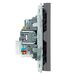 Розетка TV + RJ-45 Эмили (платиново-серый) / Stekker RST00-5106-10