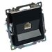 Розетка компьютерная RJ-45 Катрин (черный)  / Stekker GLS00-7107-05