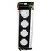 Рамка на 4 поста Катрин (черный, Light) / Stekker PFR00-7004-05