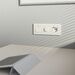 Розетка с заземлением, шторками и USB тип A+C (айвори матовый) / Werkel W1171762