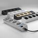 Розеточный блок 4-х местный + 3 USB белый / WL20-04-03