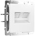 Розетка двойная Ethernet RJ-45 (белый матовый) / W1181161