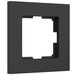 Рамка на 1 пост (черный матовый, Slab) / W0012908