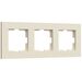 Рамка на 3 поста (айвори матовый, Slab) / W0032962