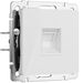 Розетка Ethernet RJ-45 (белый акрил) / W1181041