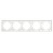 Рамка на 4 поста Катрин (белый, Light) / Stekker PFR00-7004-01