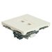 Розетка компьютерная RJ-45 двойная Эмили (белый фарфор) / Stekker RST00-5111-01