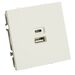 Розетка USB тип A+C Эмили (белый фарфор) / Stekker RST10-5115-01
