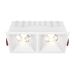 Встраиваемый светильник Alfa LED 3000K 2x15Вт 36° / Maytoni DL043-02-15W3K-SQ-W