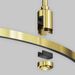 Шинопровод полукруг 650 мм Flarity латунь / Maytoni TRX154-SR-D650-BS