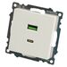 Розетка USB тип A+C Катрин (белый) / Stekker GLS10-7116-01