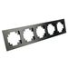 Рамка на 5 постов Катрин (черный, Strong) / Stekker MFR00-7005-05