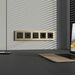 Рамка на 5 постов (шампань, Slab) / W0052962