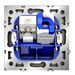Розетка телевизионная TV+RJ45 кат. 6 S70 (кашемир) / Voltum VLS060703